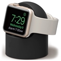 Aluminum Alloy Apple Watch Serie SE/6/5/4/3/2/1 Opladerstativ - Sølv
