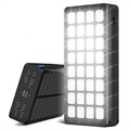 Psooo PS-900 Solcelle Powerbank med LED Lys - 50000mAh